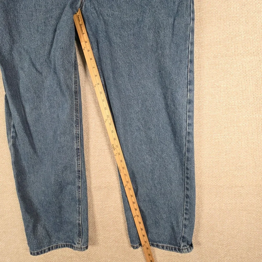 Faded Glory Mens Regular Fit Straight Leg Blue Denim Jeans 44x32 106415